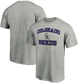 Colorado Rockies Heart & Soul T-Shirt Heather Gray