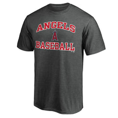 Los Angeles Angels Heart and Soul T-Shirt Charcoal