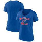 Buffalo Bills Women's Victory Arch Team V-Neck T-Shirt - Royal on sale