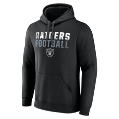 Las Vegas Raiders Team Fade Out Fitted Pullover Hoodie - Black for sale