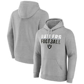 Las Vegas Raiders Team Fade Out Fitted Pullover Hoodie - Heather Gray sale