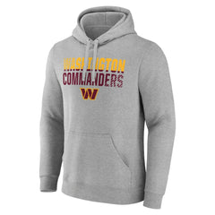 Washington Commanders Team Fade Out Fitted Pullover Hoodie - Heather Gray online