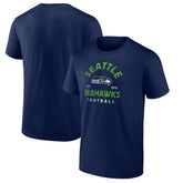Seattle Seahawks Vintage Arch T-Shirt - College Navy for sale