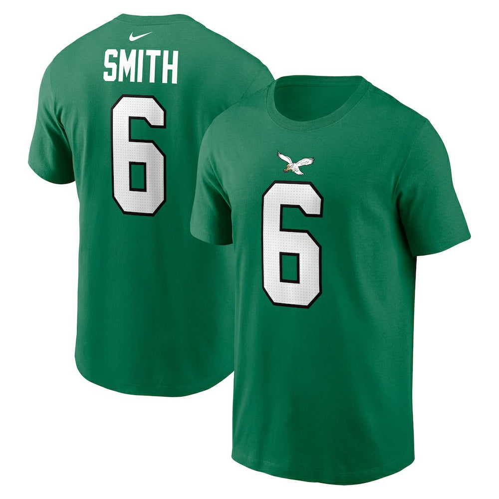 DeVonta Smith Philadelphia Eagles Alternate Player Name & Number T-Shirt - Kelly Green for sale
