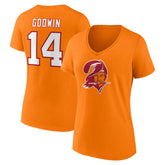 Chris Godwin Tampa Bay Buccaneers Women's Throwback Player Icon Name & Number T-Shirt - Orange online