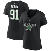 Tyler Seguin Dallas Stars Fanatics Women's Special Edition 2.0 Name & Number V-Neck T-Shirt - Black T-shirts