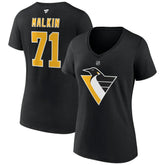 Evgeni Malkin Pittsburgh Penguins Fanatics Women's Special Edition 2.0 Name & Number V-Neck T-Shirt - Black T-shirts