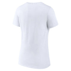 Charlotte Hornets Women's Wordmark V-Neck T-Shirt - White cheap
