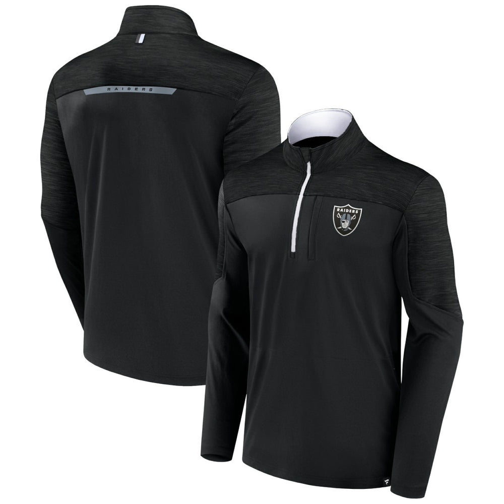 Las Vegas Raiders Defender Half-Zip Top - Black cheap