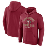 San Francisco 49ers Between the Pylons Pullover Hoodie - Scarlet discount