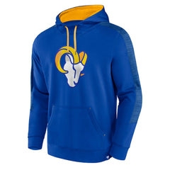 Los Angeles Rams Defender Evo Pullover Hoodie - Royal on sale