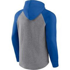 Buffalo Bills Favorite Arch Raglan Pullover Hoodie - Heather Gray outlet