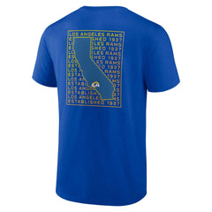 Los Angeles Rams Home Field Advantage T-Shirt - Royal cheap