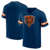 Chicago Bears Jersey Tackle V-Neck T-Shirt - Navy sale