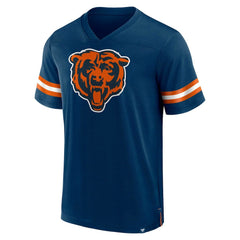 Chicago Bears Jersey Tackle V-Neck T-Shirt - Navy sale