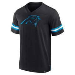 Carolina Panthers Jersey Tackle V-Neck T-Shirt - Black outlet