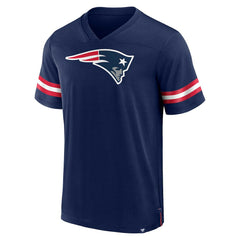 New England Patriots Jersey Tackle V-Neck T-Shirt - Navy online