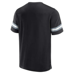 Las Vegas Raiders Jersey Tackle V-Neck T-Shirt - Black discount
