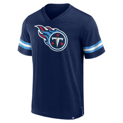 Tennessee Titans Jersey Tackle V-Neck T-Shirt - Navy outlet