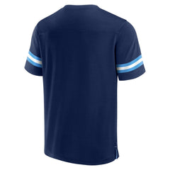 Tennessee Titans Jersey Tackle V-Neck T-Shirt - Navy outlet