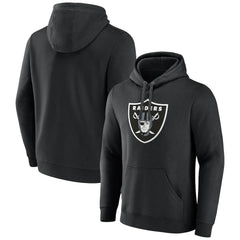Las Vegas Raiders Primary Logo Fleece Pullover Hoodie - Black for sale
