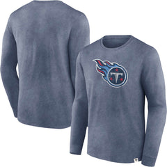Tennessee Titans Washed Primary Long Sleeve T-Shirt - Heather Navy sale
