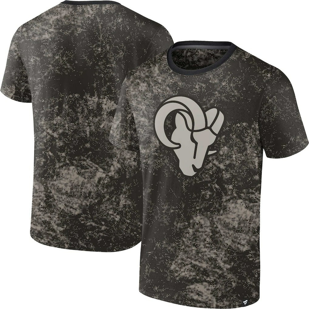 Los Angeles Rams Shadow T-Shirt - Black cheap