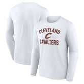 Cleveland Cavaliers Victory Arch Logo Long Sleeve T-Shirt sale - White on sale