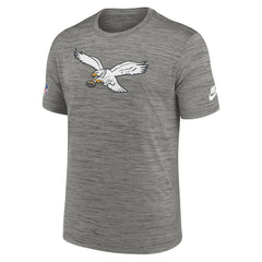 Philadelphia Eagles Sideline Alternate Logo Performance T-Shirt - Heather Charcoal on sale