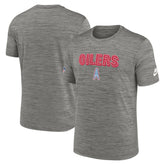 Tennessee Titans Oilers Throwback Sideline Alternate Performance T-Shirt - Heather Charcoal discount