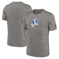 New England Patriots 2023 Sideline Alternate Logo Performance T-Shirt - Heather Charcoal online