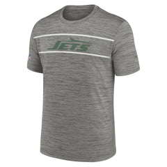 New York Jets Legacy Sideline Performance T-Shirt - Heather Charcoal cheap