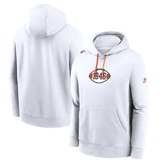 Cleveland Browns 2023 Sideline Club Alternate Tri-Blend Pullover Hoodie - White outlet