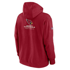 Arizona Cardinals Sideline Club Fleece Pullover Hoodie - Cardinal outlet