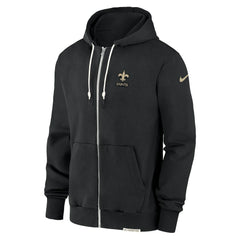 New Orleans Saints Sideline Performance Full-Zip Hoodie Jacket - Black online