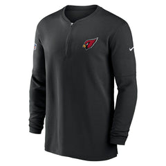 Arizona Cardinals 2023 Sideline Performance Long Sleeve Tri-Blend Quarter-Zip Top - Black online