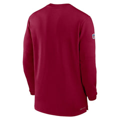 Washington Commanders 2023 Sideline Performance Long Sleeve Tri-Blend Quarter-Zip Top - Burgundy on sale