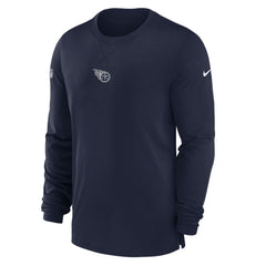 Tennessee Titans 2023 Sideline Performance Long Sleeve T-Shirt - Navy on sale