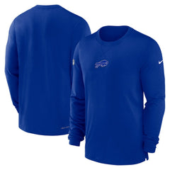 Buffalo Bills 2023 Sideline Performance Long Sleeve T-Shirt - Royal discount