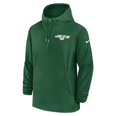 New York Jets Sideline Half-Zip Hoodie - Green online