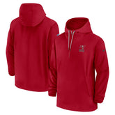 Tampa Bay Buccaneers Sideline Half-Zip Hoodie - Red cheap