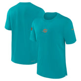 Miami Dolphins 2023 Sideline Performance T-Shirt - Aqua outlet