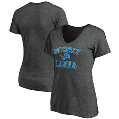 Detroit Lions Women's Victory Arch Team V-Neck T-Shirt - Charcoal online
