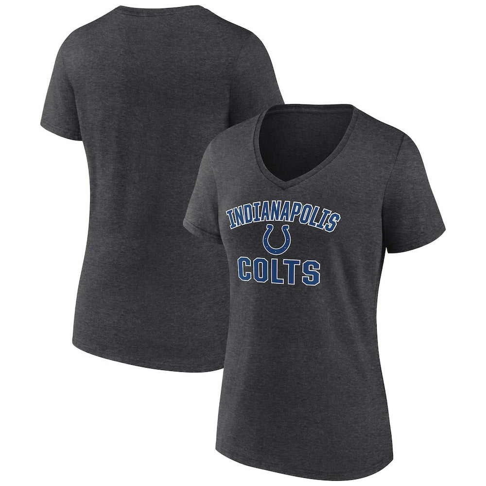 Indianapolis Colts Women's Victory Arch Team V-Neck T-Shirt - Charcoal sale