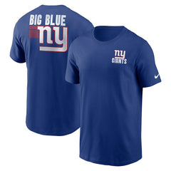 New York Giants Blitz Essential T-Shirt - Royal sale