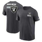 Las Vegas Raiders Blitz Essential T-Shirt - Anthracite sale