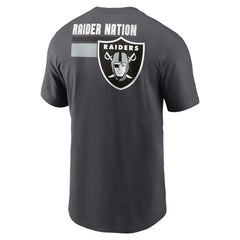 Las Vegas Raiders Blitz Essential T-Shirt - Anthracite sale