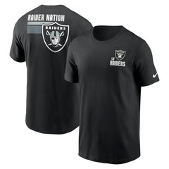 Las Vegas Raiders Blitz Essential T-Shirt - Black sale