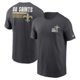 New Orleans Saints Blitz Essential T-Shirt - Anthracite on sale