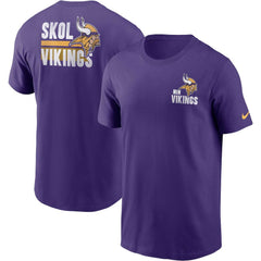Minnesota Vikings Blitz Essential T-Shirt - Purple outlet